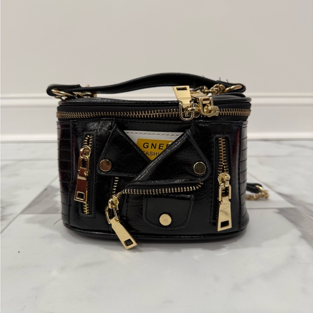Black Designer Crossbody Bag